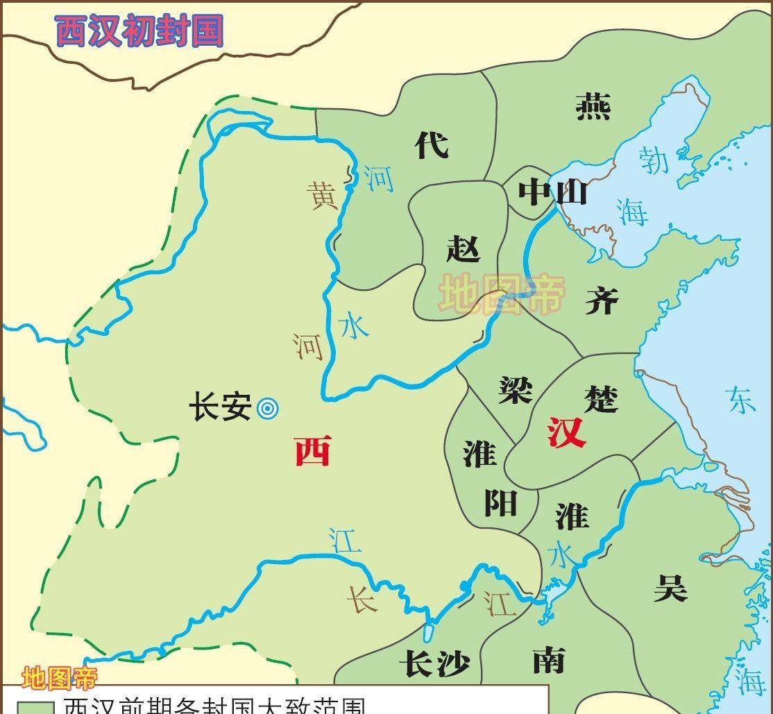 西汉时期,诸侯王势力坐大,汉景帝削藩不成,酿成七王之乱,幸好武力平叛