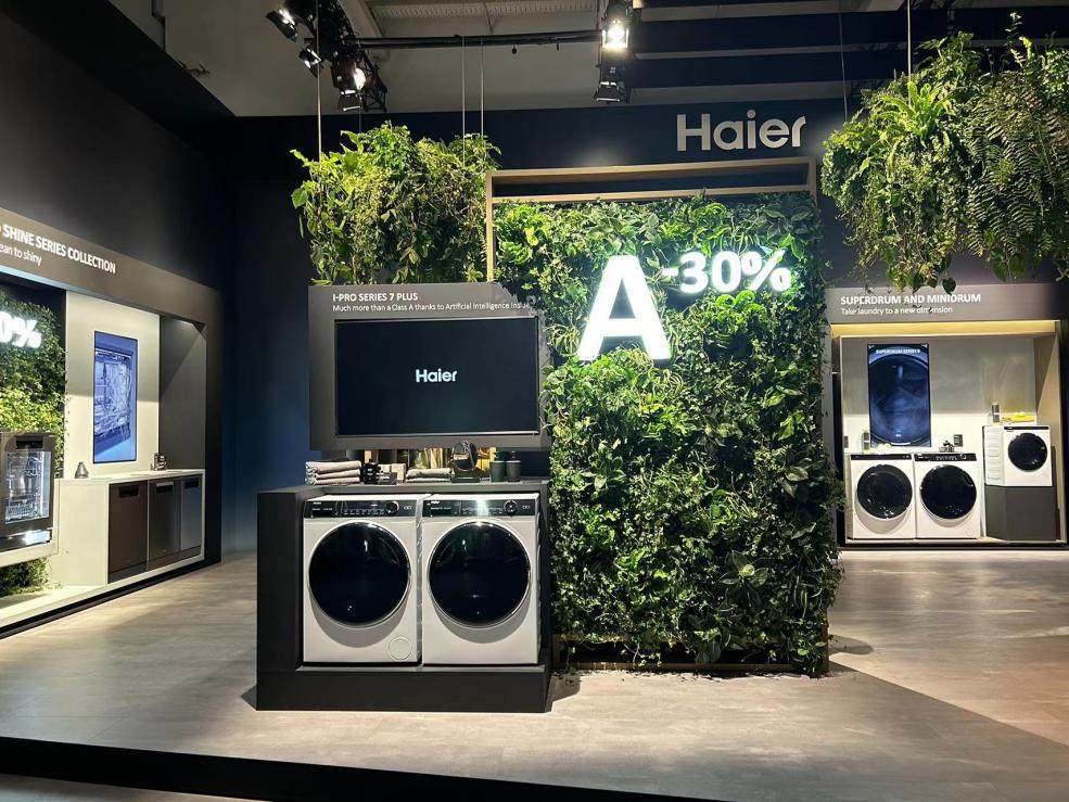 全球首创能换新风的海尔洗衣机亮相ifa