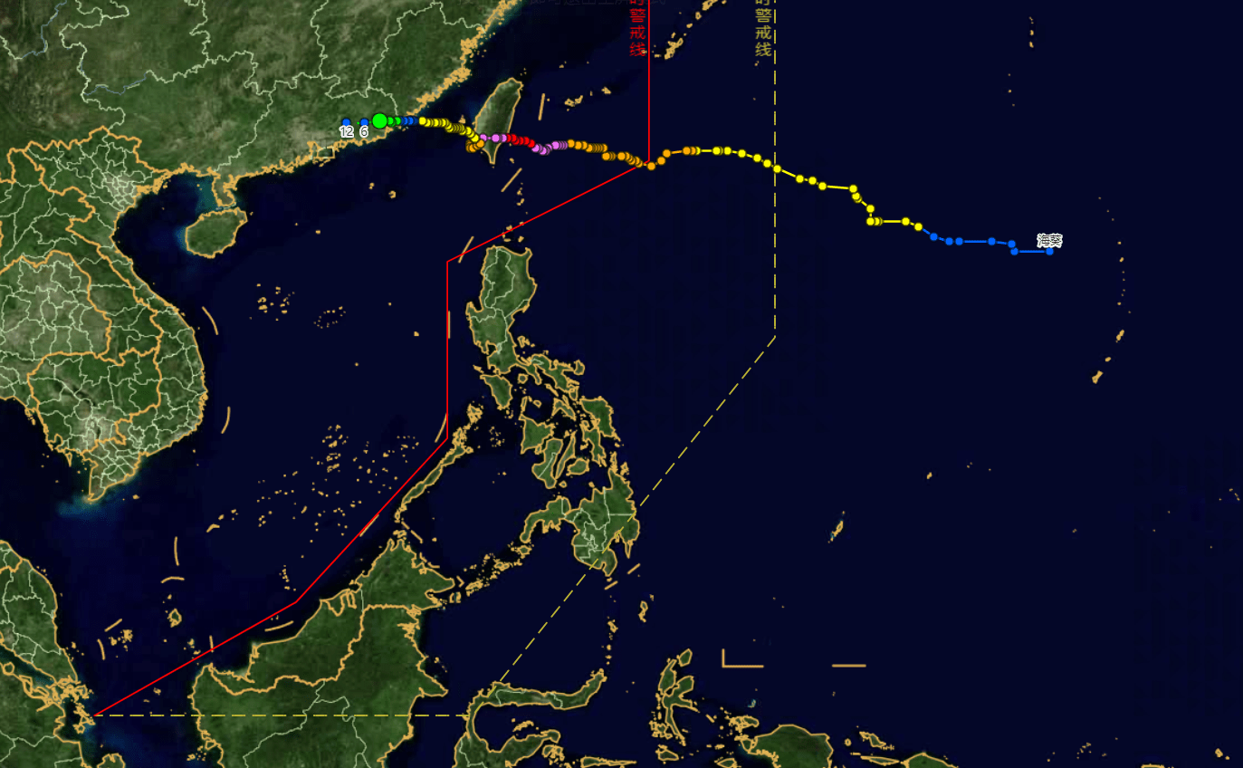 台风海葵三次登陆我国!多省大雨,暴雨,13号台风鸳鸯仍锁定