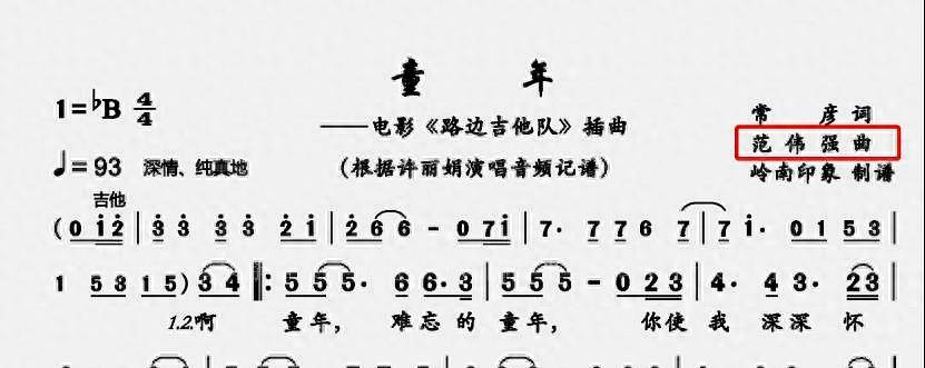 如今,《路边吉他队》已经上映近四十年,范伟强后来还为电影《夜色多美