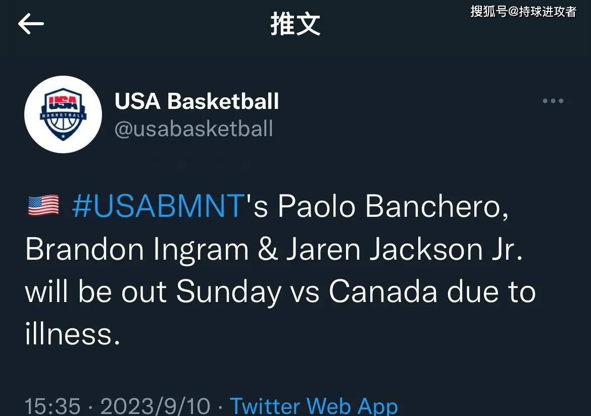 莺歌,班凯罗,杰克逊3人缺席,16名nba球员对战_比赛_加拿大_凯斯勒