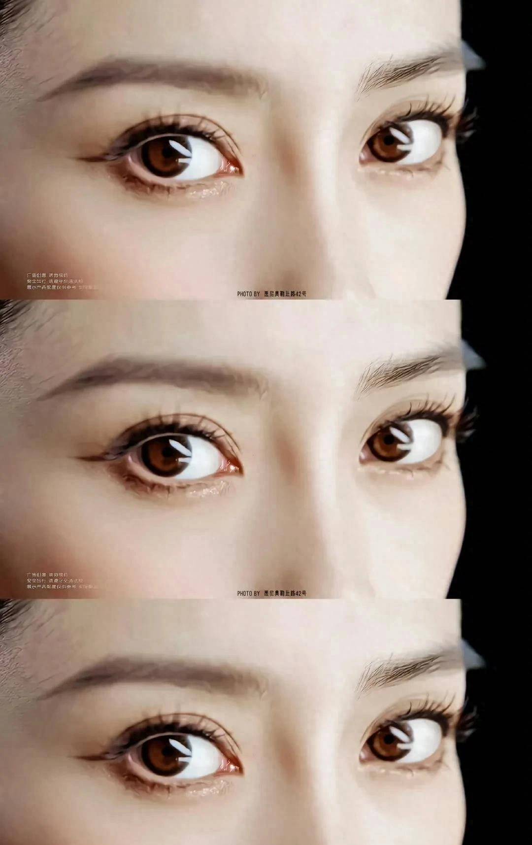 今天杨颖的品牌素材,伤脸动画.这个造型超级好看!