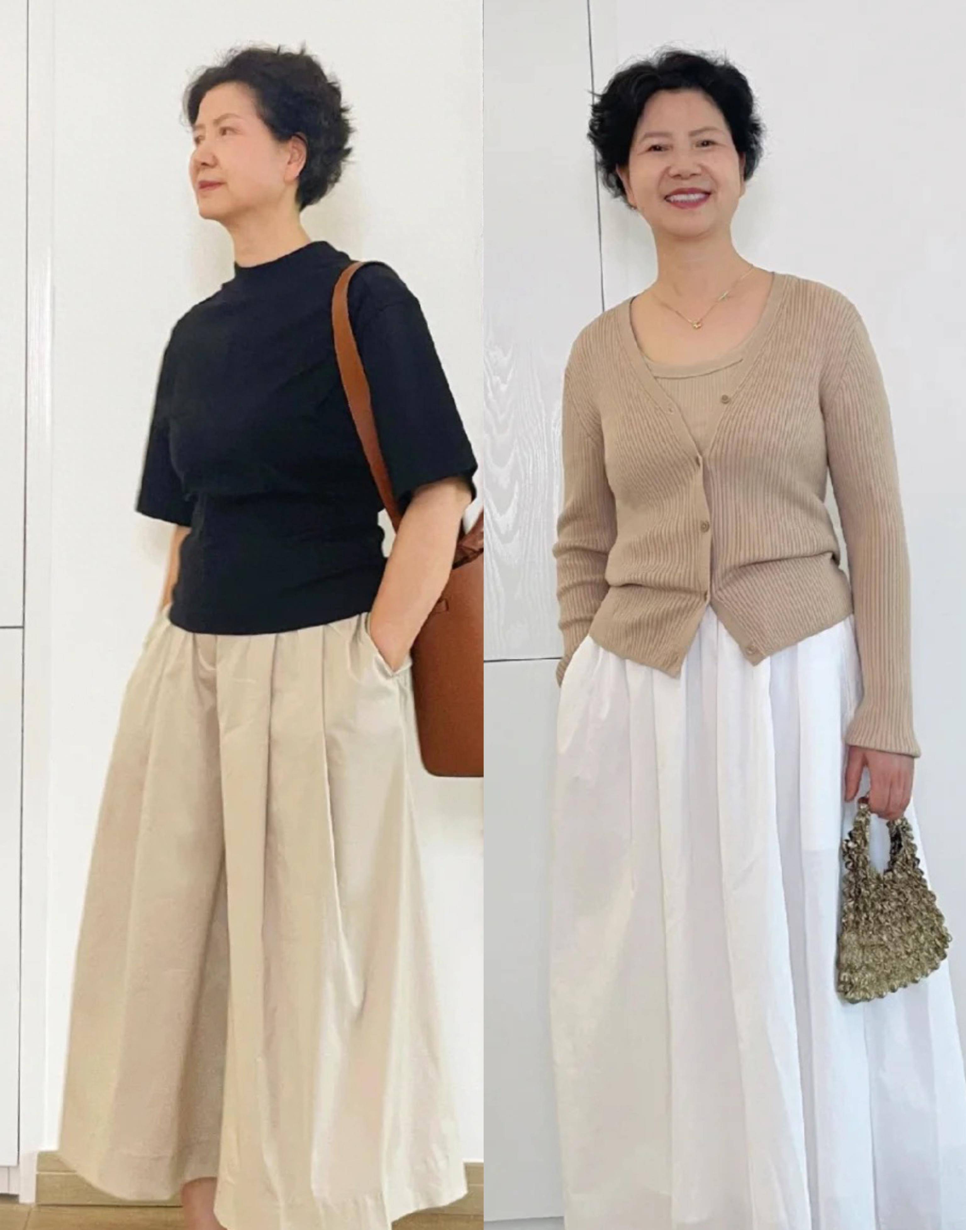 60岁杭州奶奶真时髦,头发烫卷,衣穿休闲,看完不怕变老了_年龄_卷发