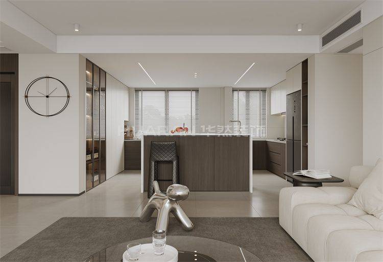 【效果图】合肥·徽创君泊240㎡现代风格装修效果图_装饰_项目_设计