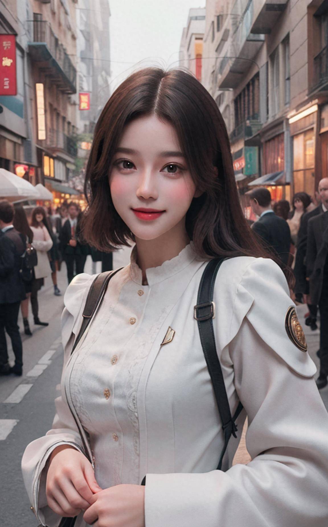 成人魅力:美女服饰的成?人魅力——ai绘图日记26_风格_中性_西装