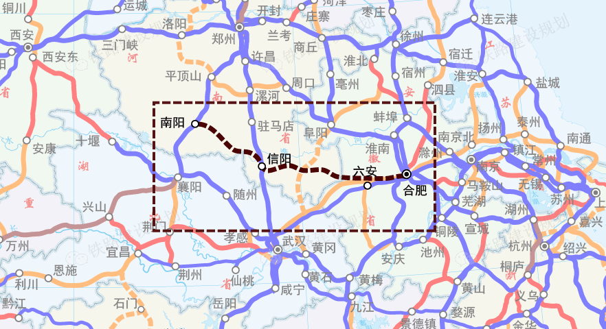 河南南部有了东西向的南信合高铁,还有多大可能建南驻阜高铁呢?