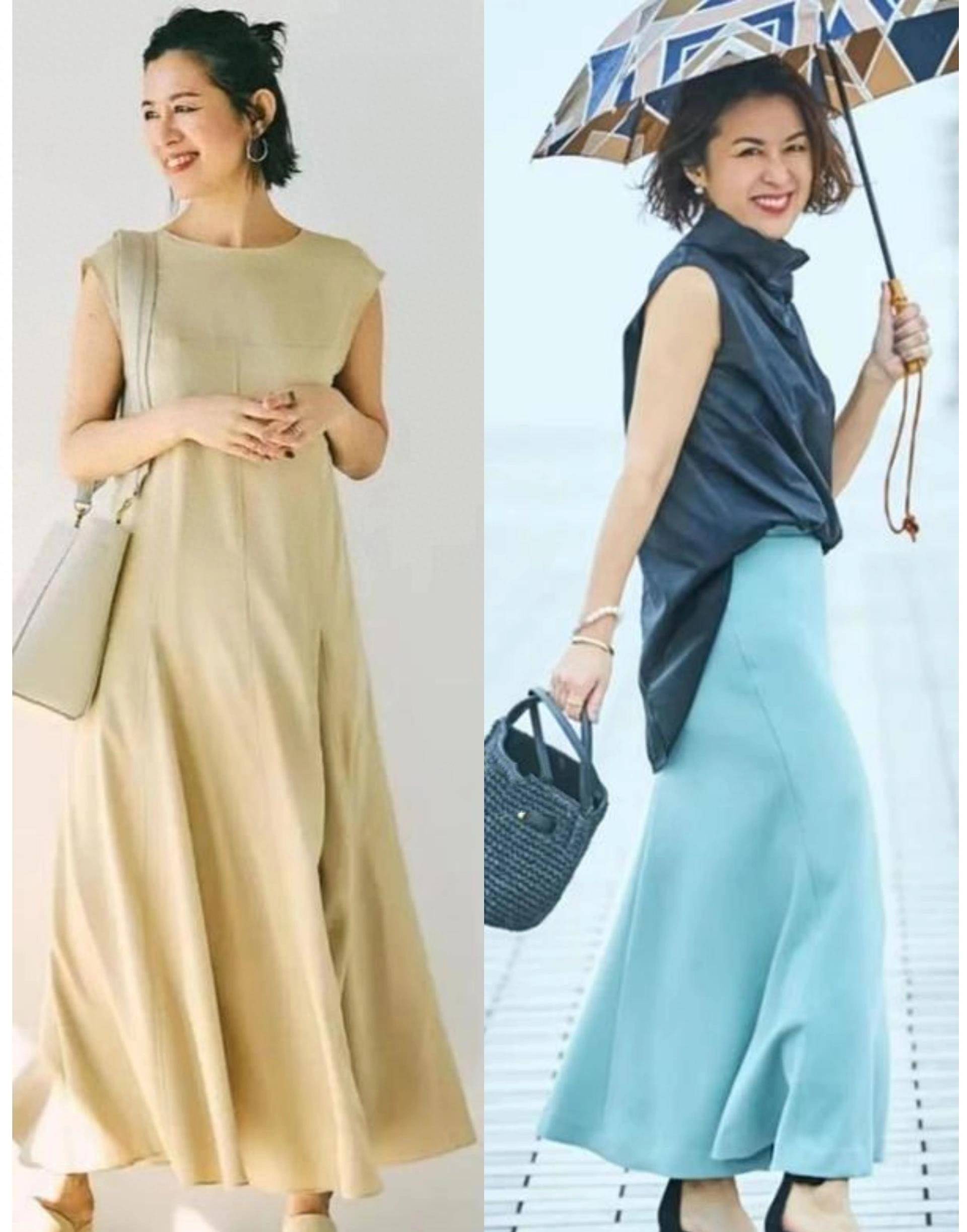 富冈佳子告诉你:女人过了50岁,裙要长,裤要松,美得高级又洋气_裤子