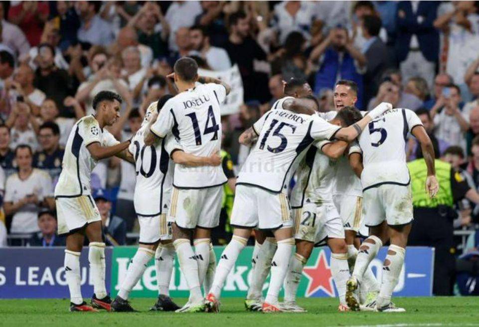 贝林厄姆力挽狂澜助皇马取得本赛季欧冠首胜_比赛_姆巴佩_伯纳乌