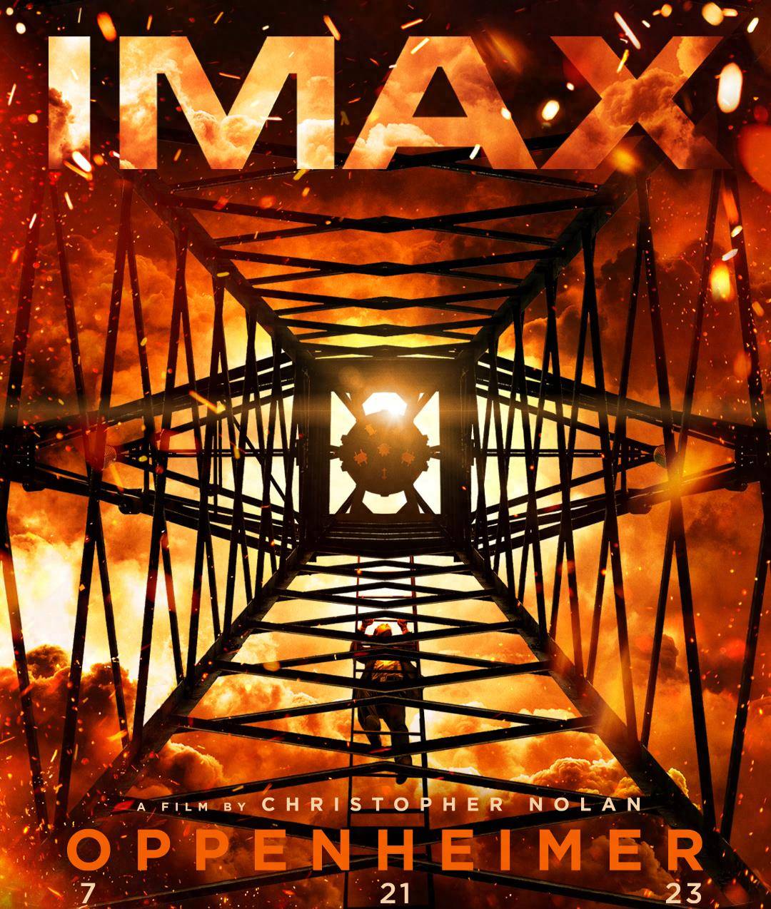 诺兰新片《奥本海默》票房破65亿,粉丝设计的海报太强!