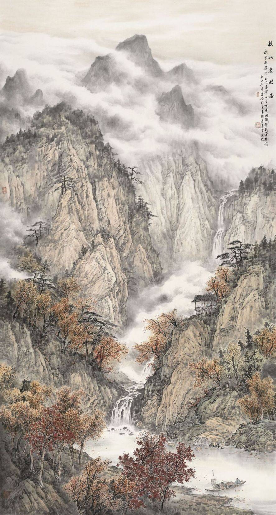 万山红遍势磅礴 妙手丹青置眼前——记著名画家马学军_山水_中国_先生