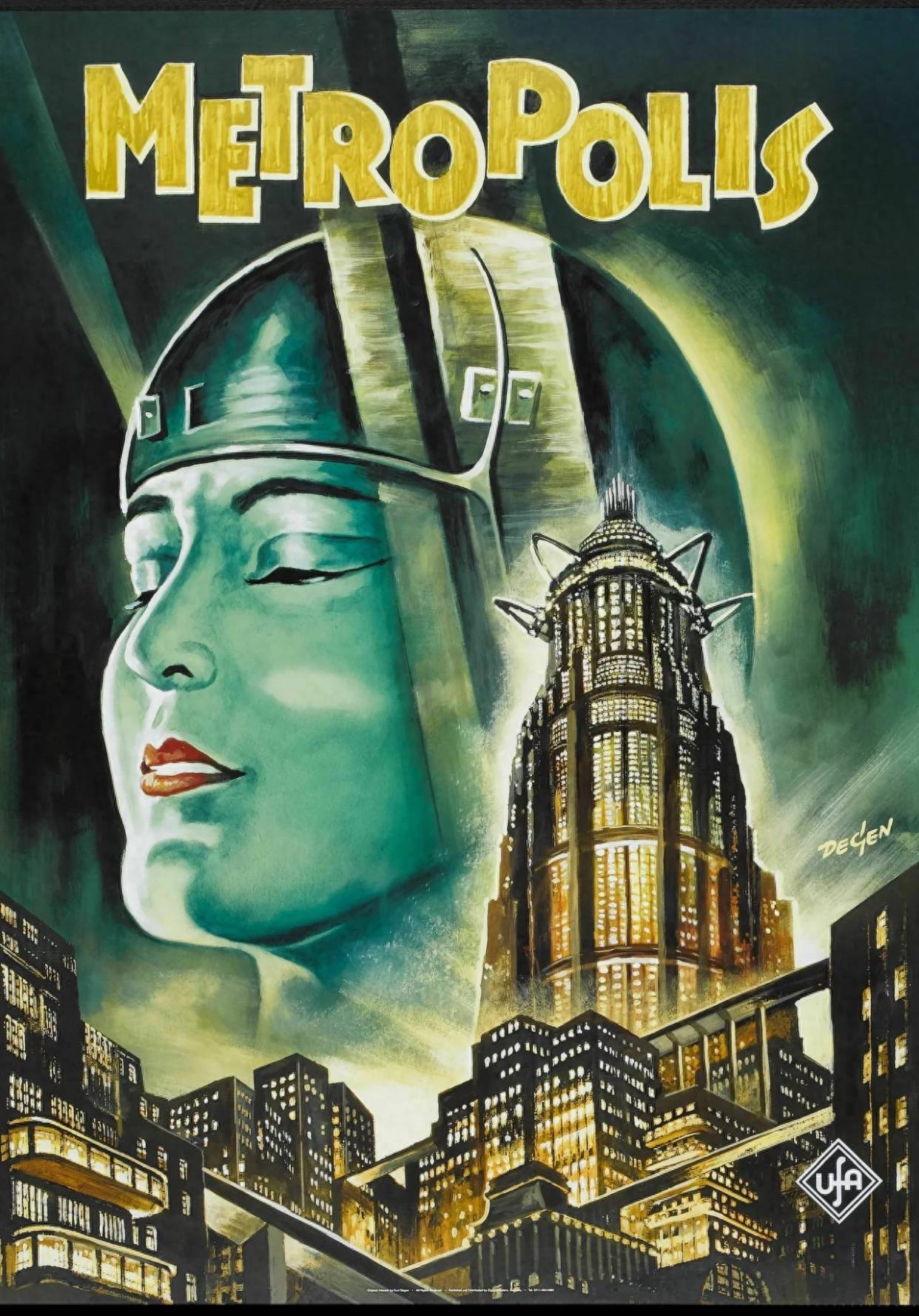 故事发生在一个名为"大都会"的超现代城市中,城市分为上层和下层两个