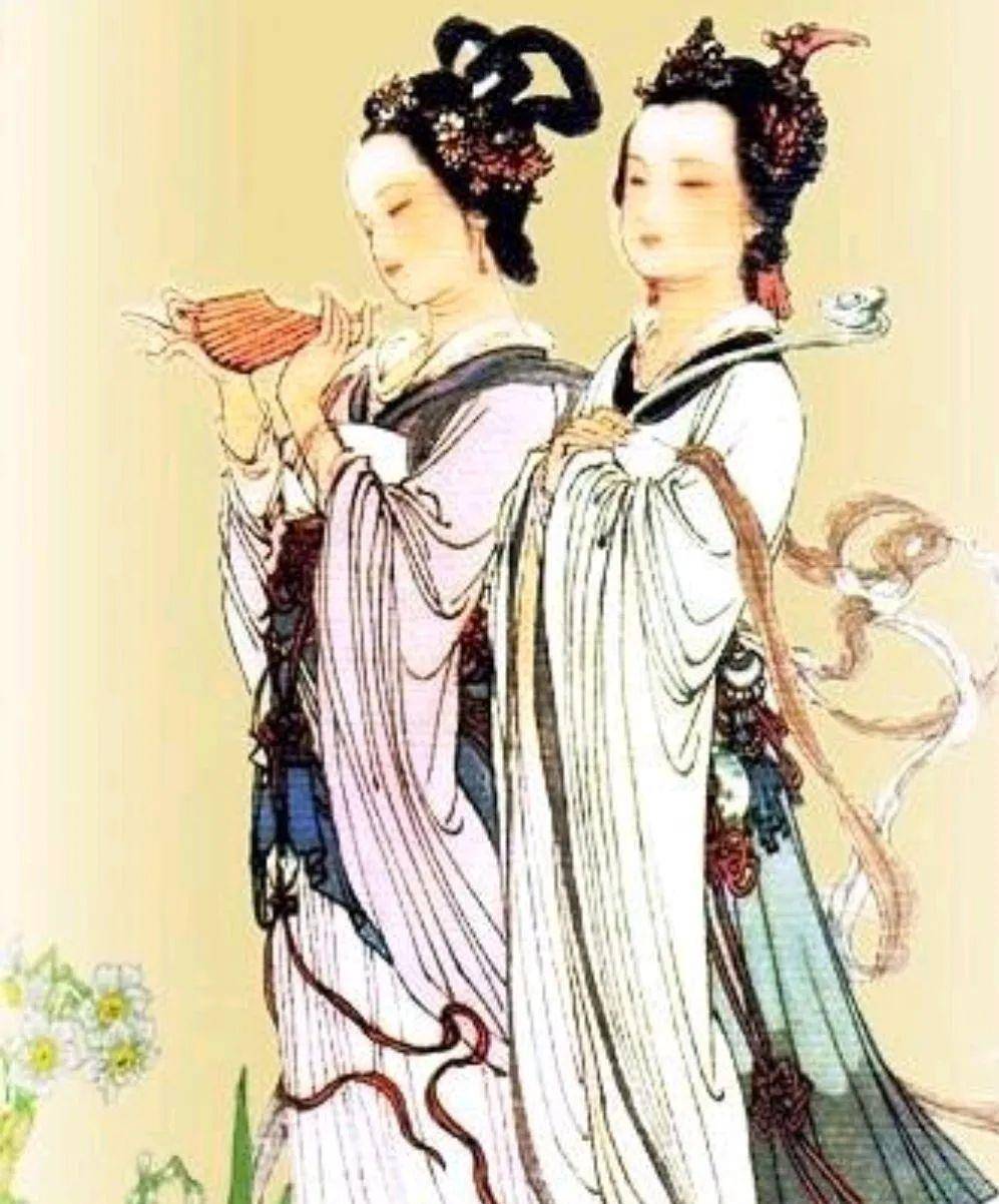 作者:离陌尘对于舜帝的妻子,我们所熟知的,多半是尧帝的两位千金