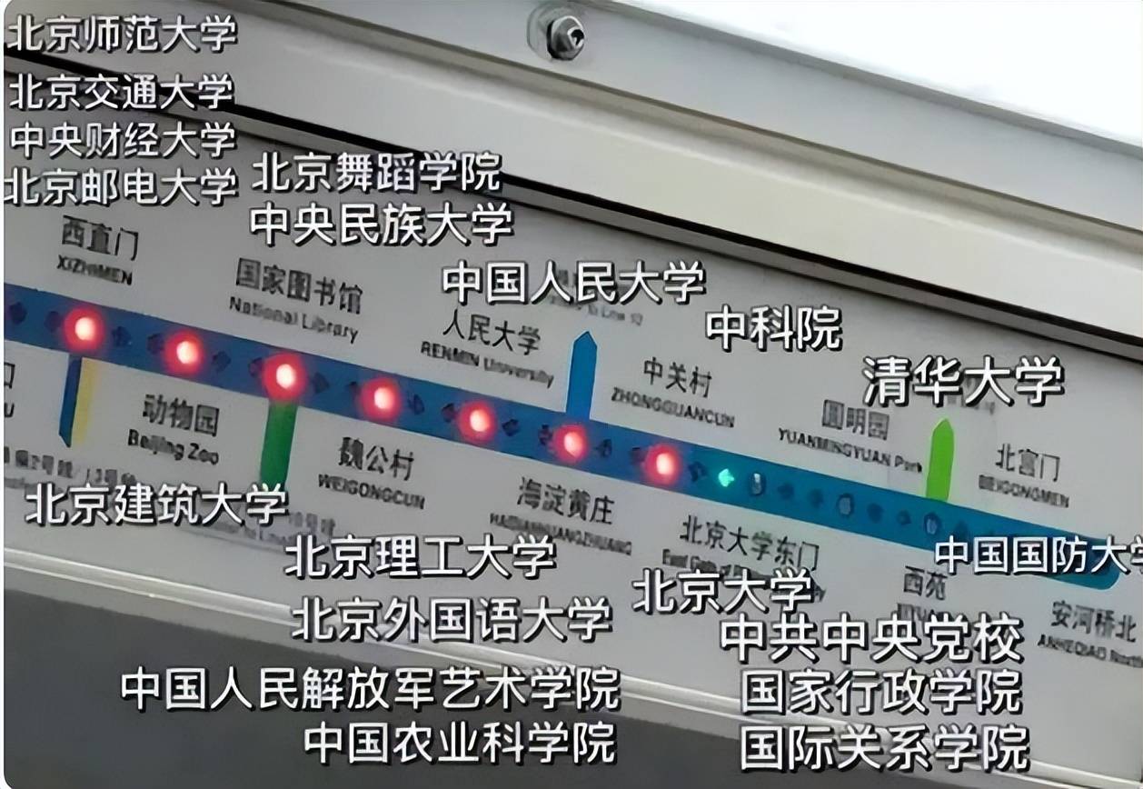 "谁先下车谁就输"神奇的北京地铁4号线,一眼放去都是985名校_发展
