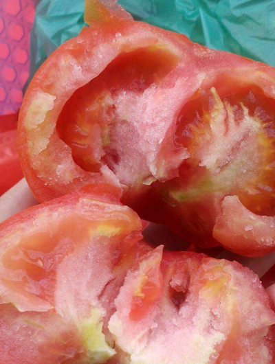 切开的番茄如果是这个情况,九成是打催熟,那店以后不用光顾了_方法