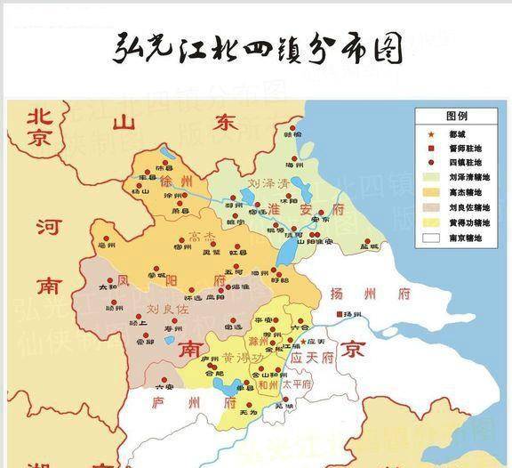 江北四镇数十万大军, 为何史可法仅有数千人守扬州, 一日便被破城