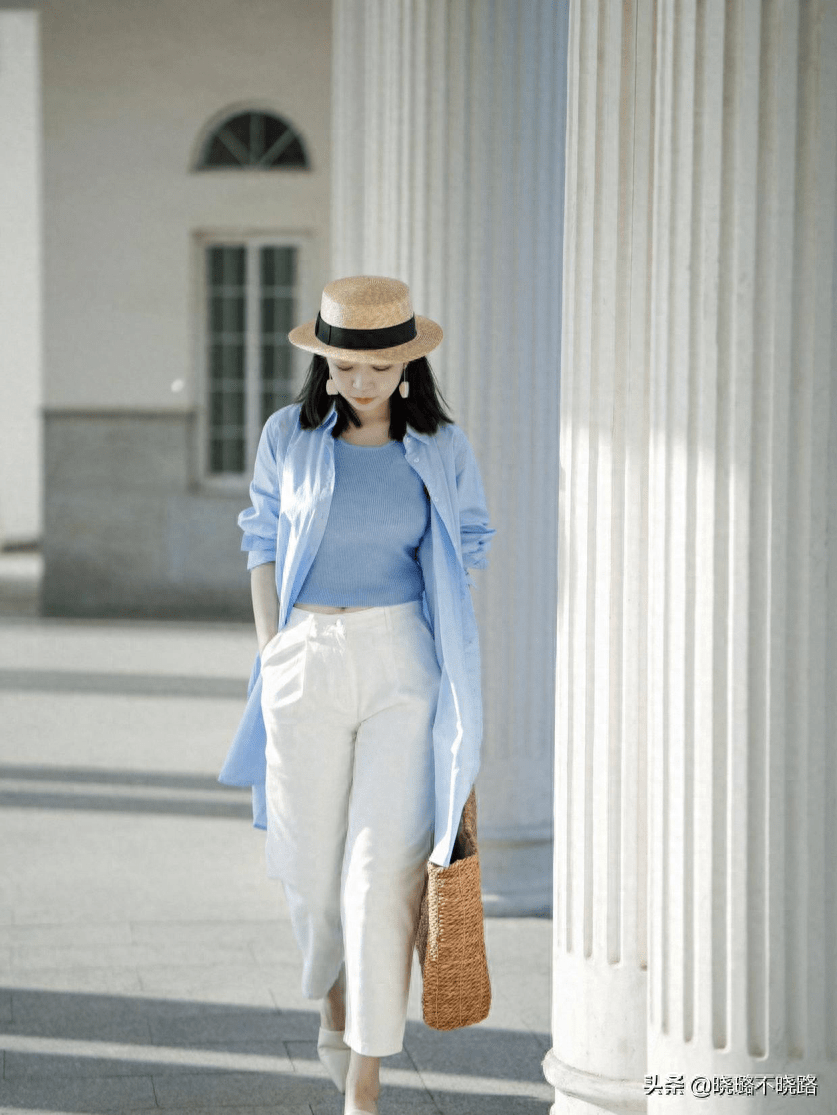 屡屡被三木母女圈粉:最新"夏季穿搭"优雅又显瘦,太值得借鉴_颜色_衬衫