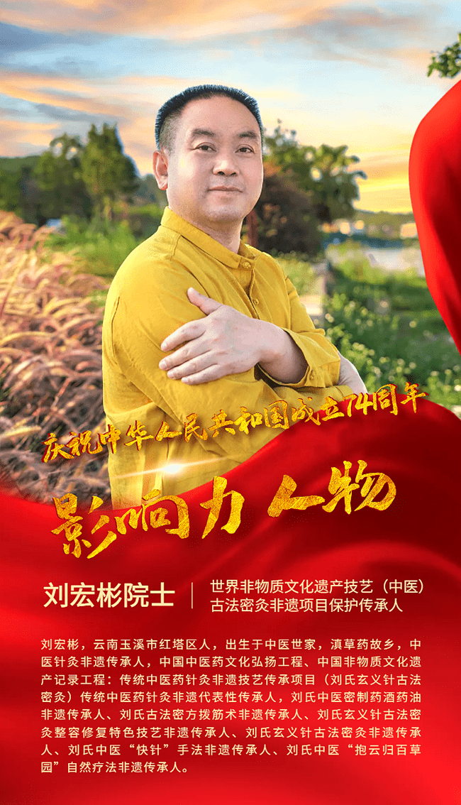 迎国庆特别报道|行业影响力人物—刘宏彬_中国_中医药_抱云