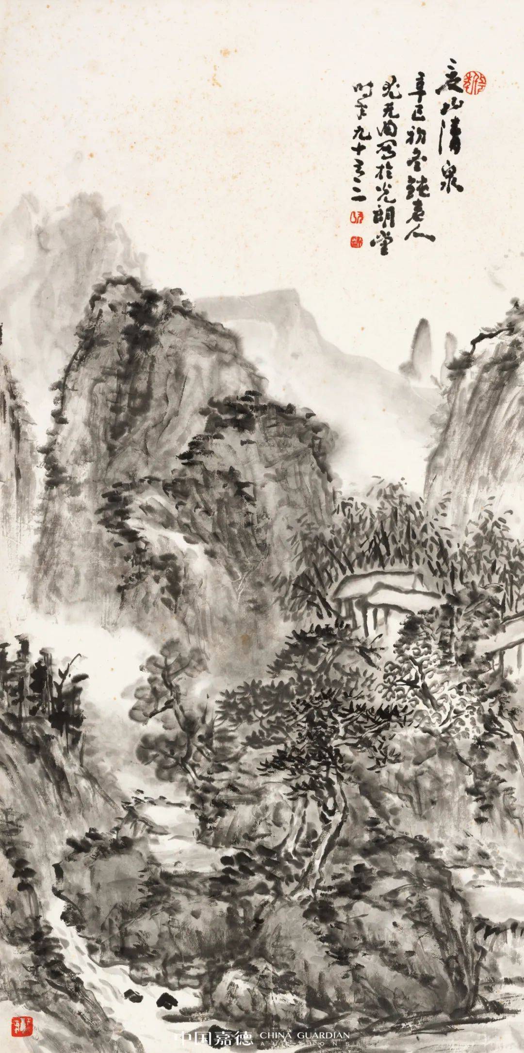 嘉德四季64期丨"丹青本是陶情物"—尤无曲作品专题_境界_艺术_山水画