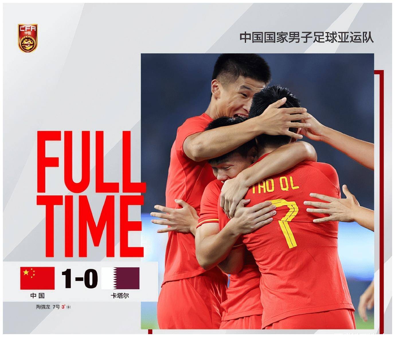 中國男足亞運隊昂首晉級八強，未來將死磕韓國，主力中衛卻無緣！