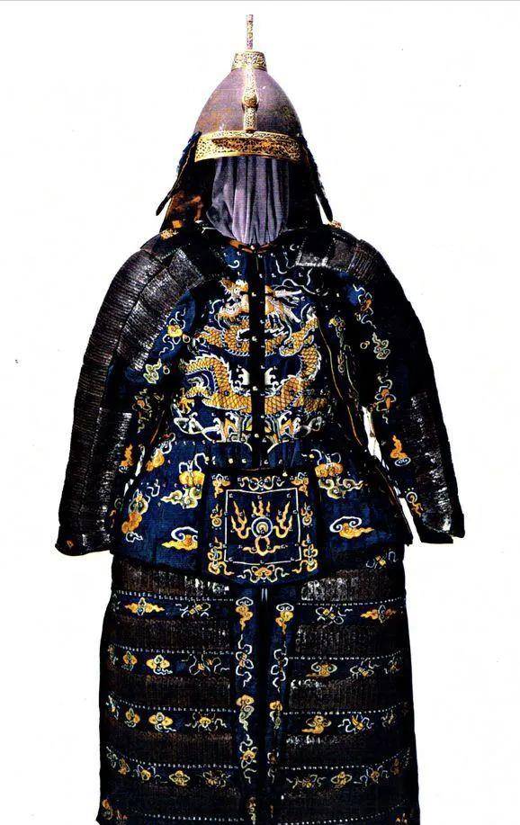 典型明末清初布面甲-努尔哈赤盔甲和皇太极盔甲_头盔_盔枪_明军