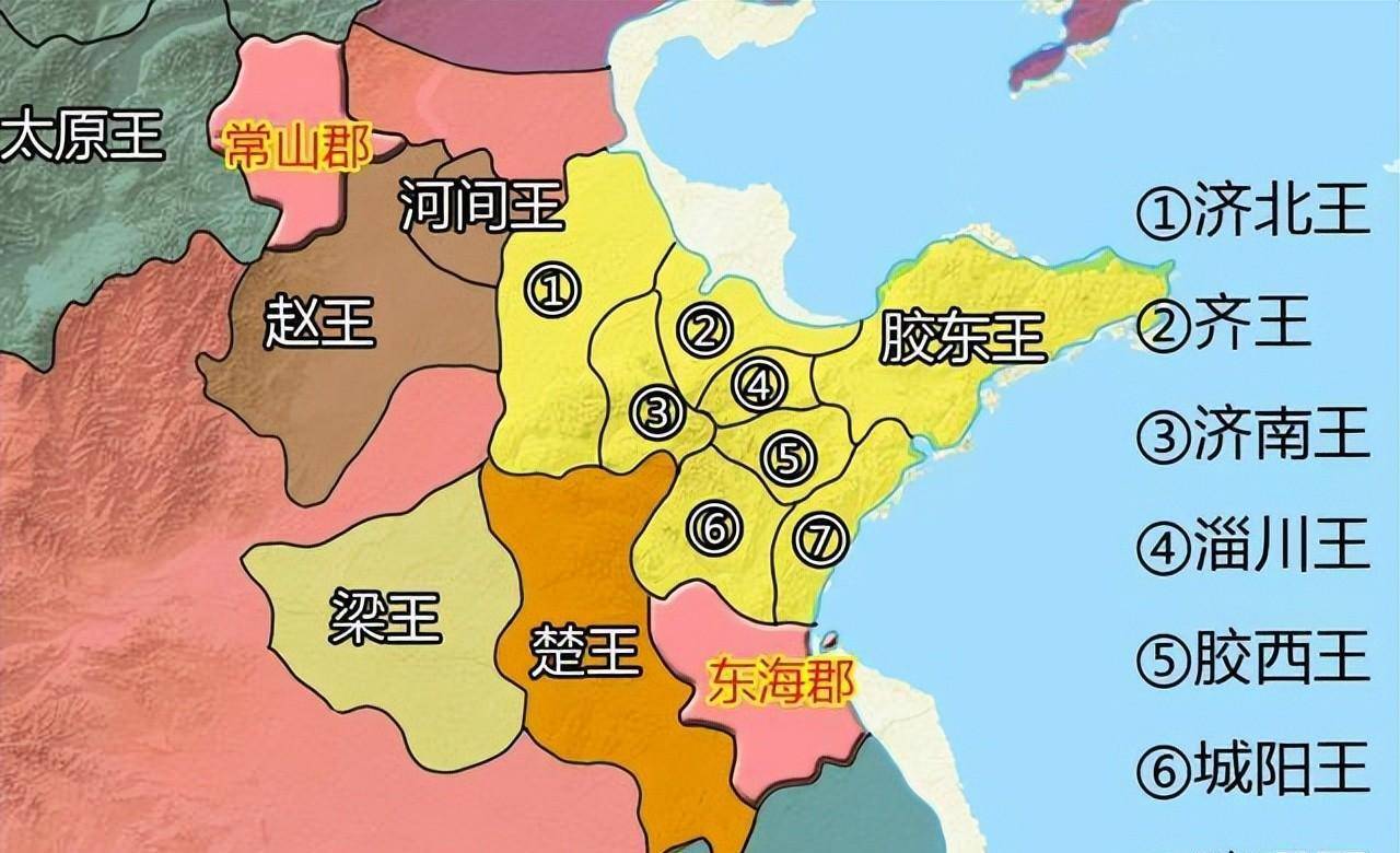 英布等异姓诸侯王,但政权稳固后,为了防止这些异姓王对汉朝的威胁