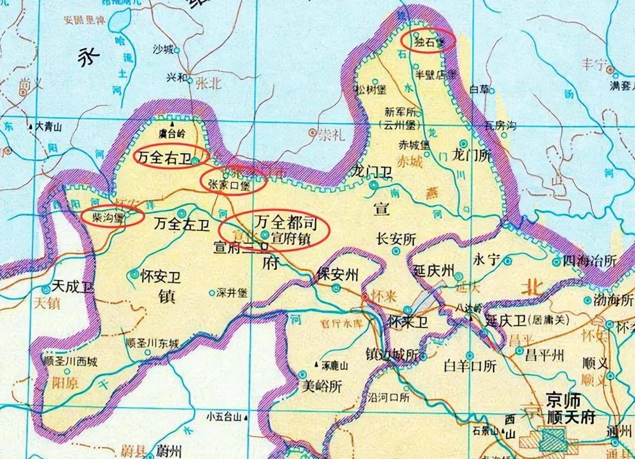 了,而北京的周围有四个重镇拱卫京师,它们分别是防御东北的蓟州和辽东