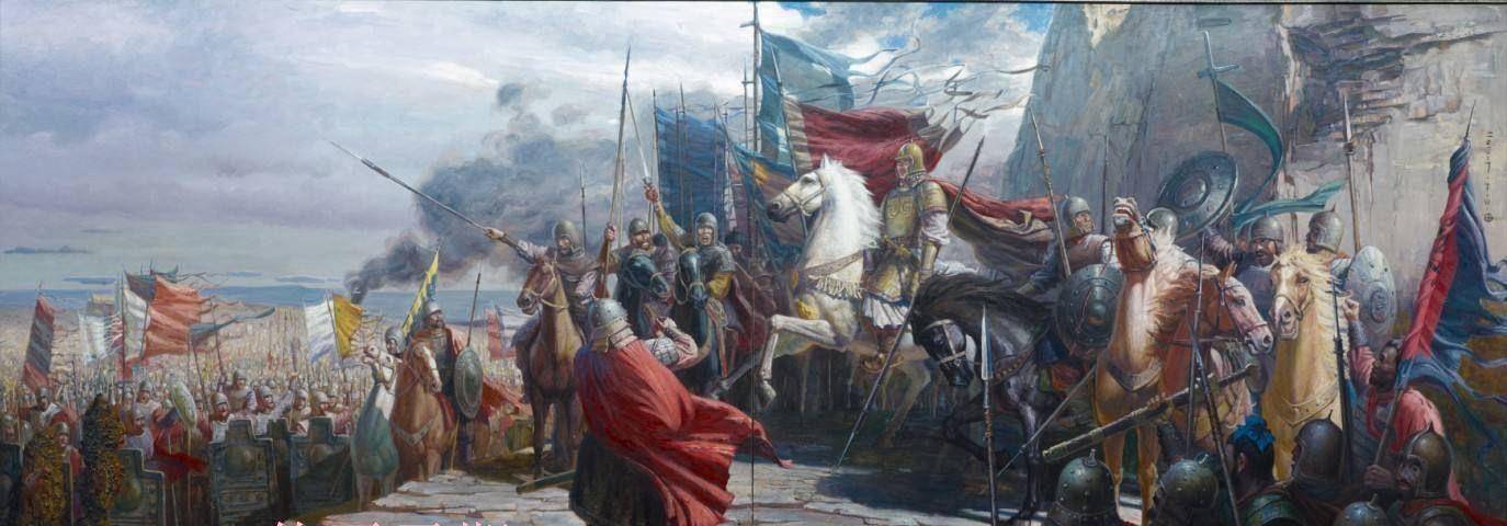 那年浑邪王和休屠王要投降汉朝,汉武帝不知真假,让霍去病去受降,刚刚