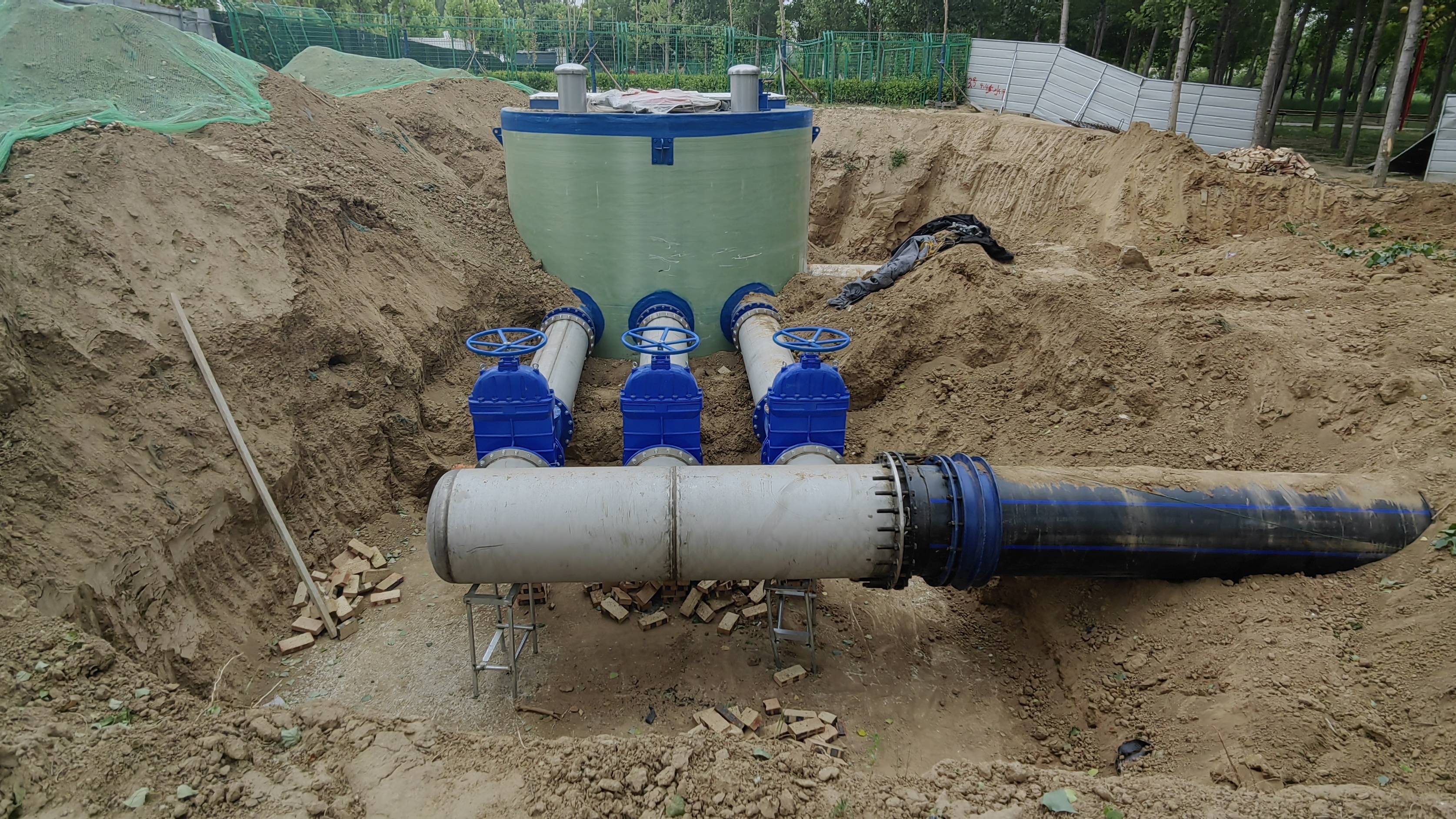 沉井一体化泵站_沉井式一体化雨水泵站_沉井内一体化泵站-港骐_建设