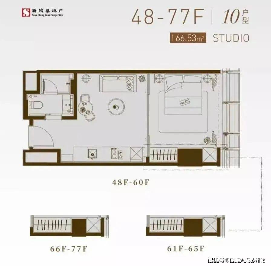 苏州新鸿基icc户型图图片