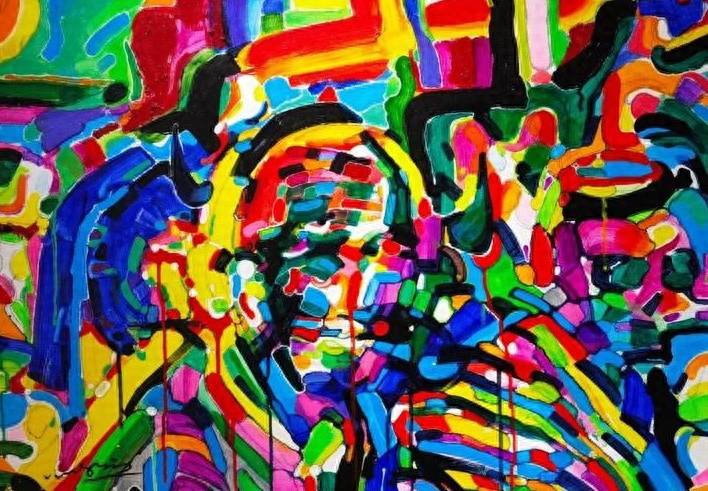 画家王建红,李大山,孟国华,王海宁以各自的生活经验,通过绘画方式与观