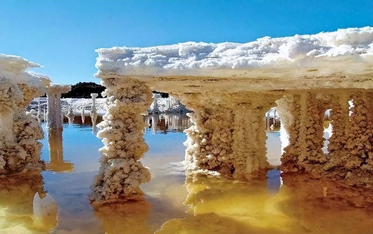 世界第二大盐湖在中国，全世界千年吃不完，盐多得铺公路(图1)