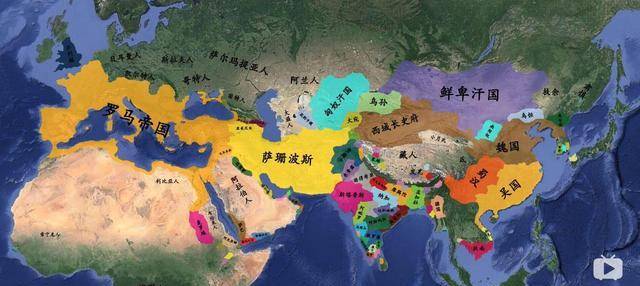 三国时期全球地图图片