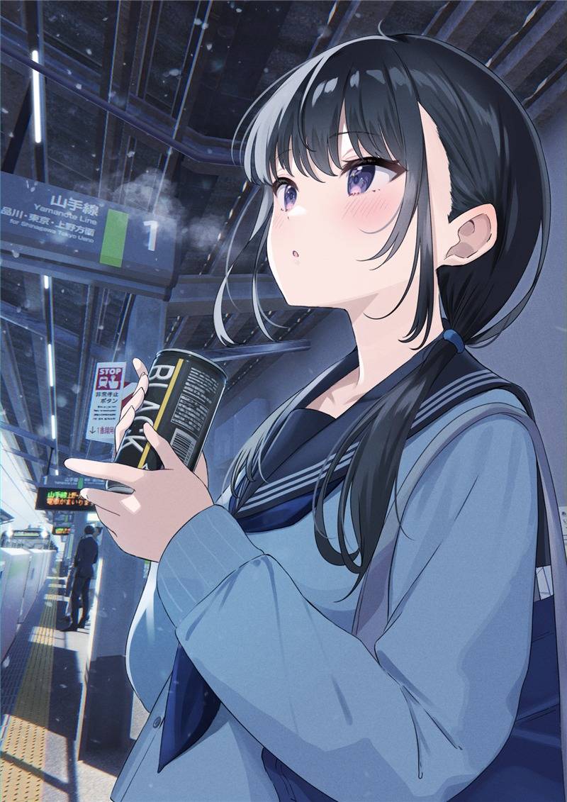 二次元女生壁纸分享 开衫毛衣特辑p站美图欣赏_制服