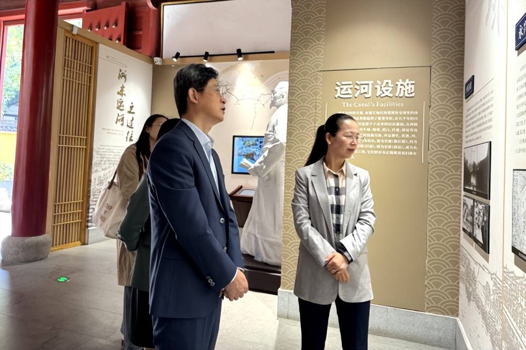 中国水利博物馆馆长陈永明一行参观浙东运河萧山展示馆|宽创国际_杨国
