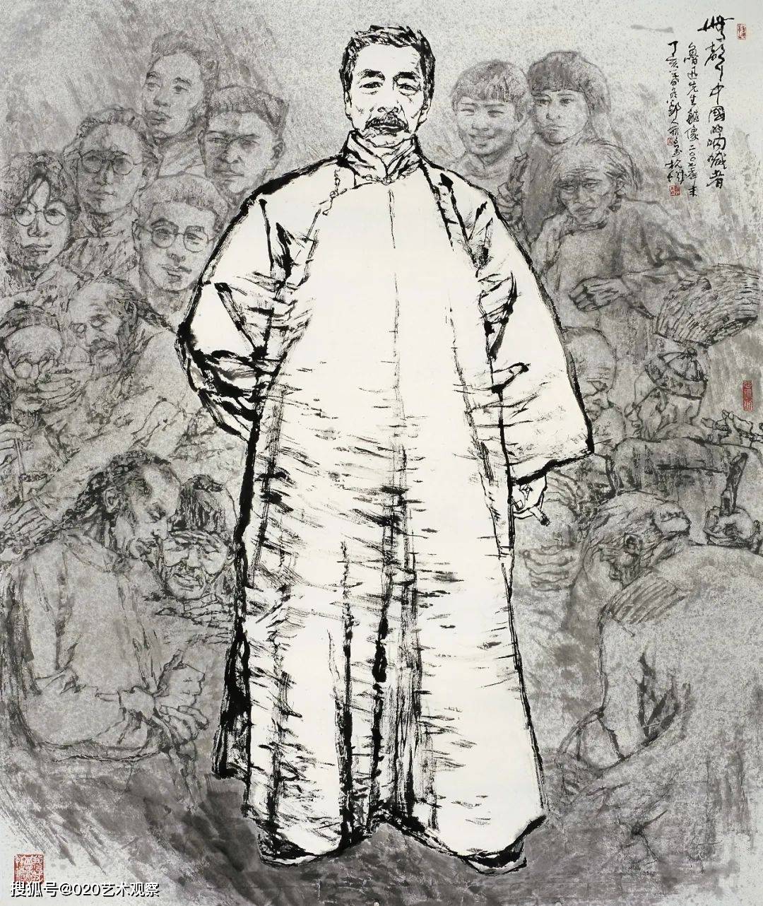 吴永良:铁线铮铮写春秋_人物画_中国_艺术