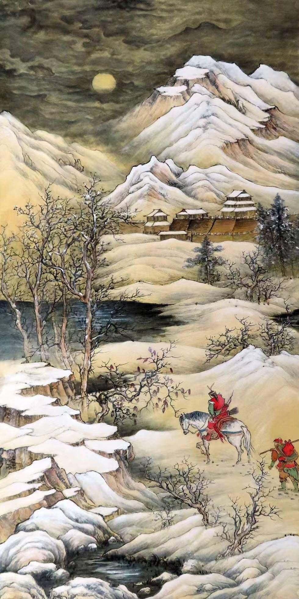 画家 贺润川 贾又福 白雪石 陆俨少 登上山水收藏热度排行榜