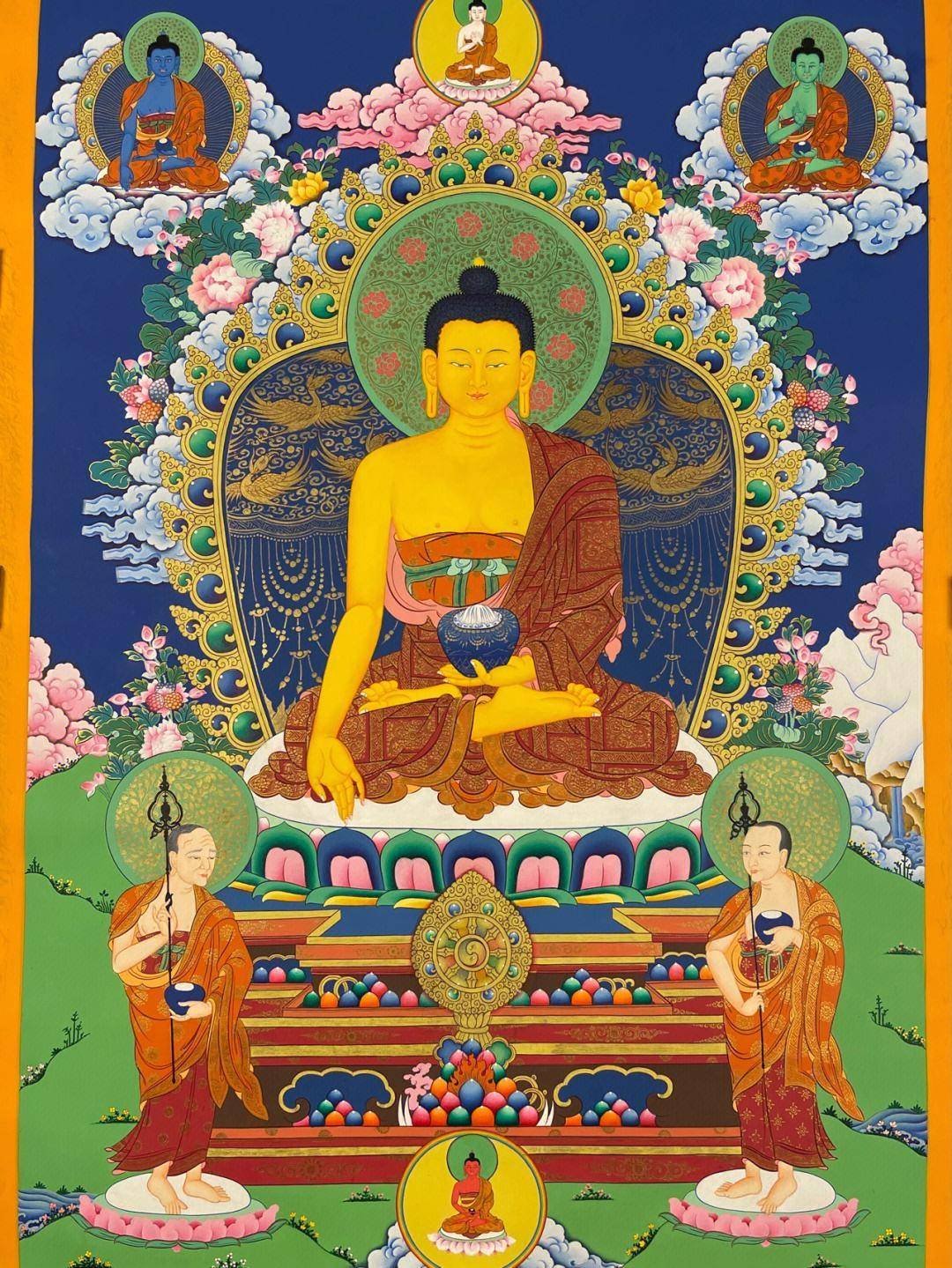 藏传佛教起源于何时？创始人是谁？密宗里的五方佛，分别指的是谁