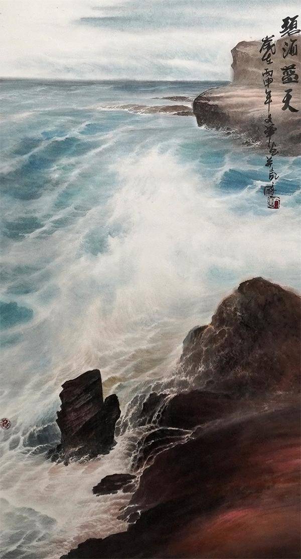 "大红袍"万里挑一的画家