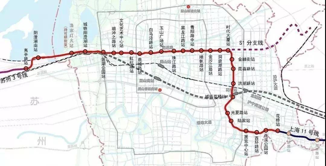 11号线最新线路图 花桥图片