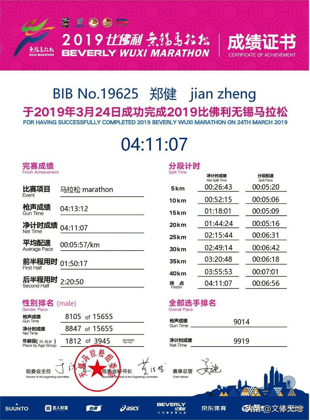 跑者故事|郑健:战马归来,梦圆破三_成绩_马拉松_时间