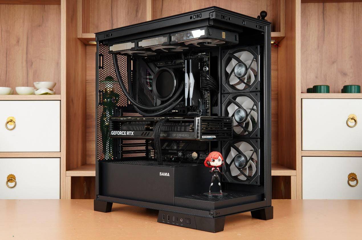 i/o面板可上置,机箱长度优化,硬盘扩展增强,先马元境界机箱_玩家_支持