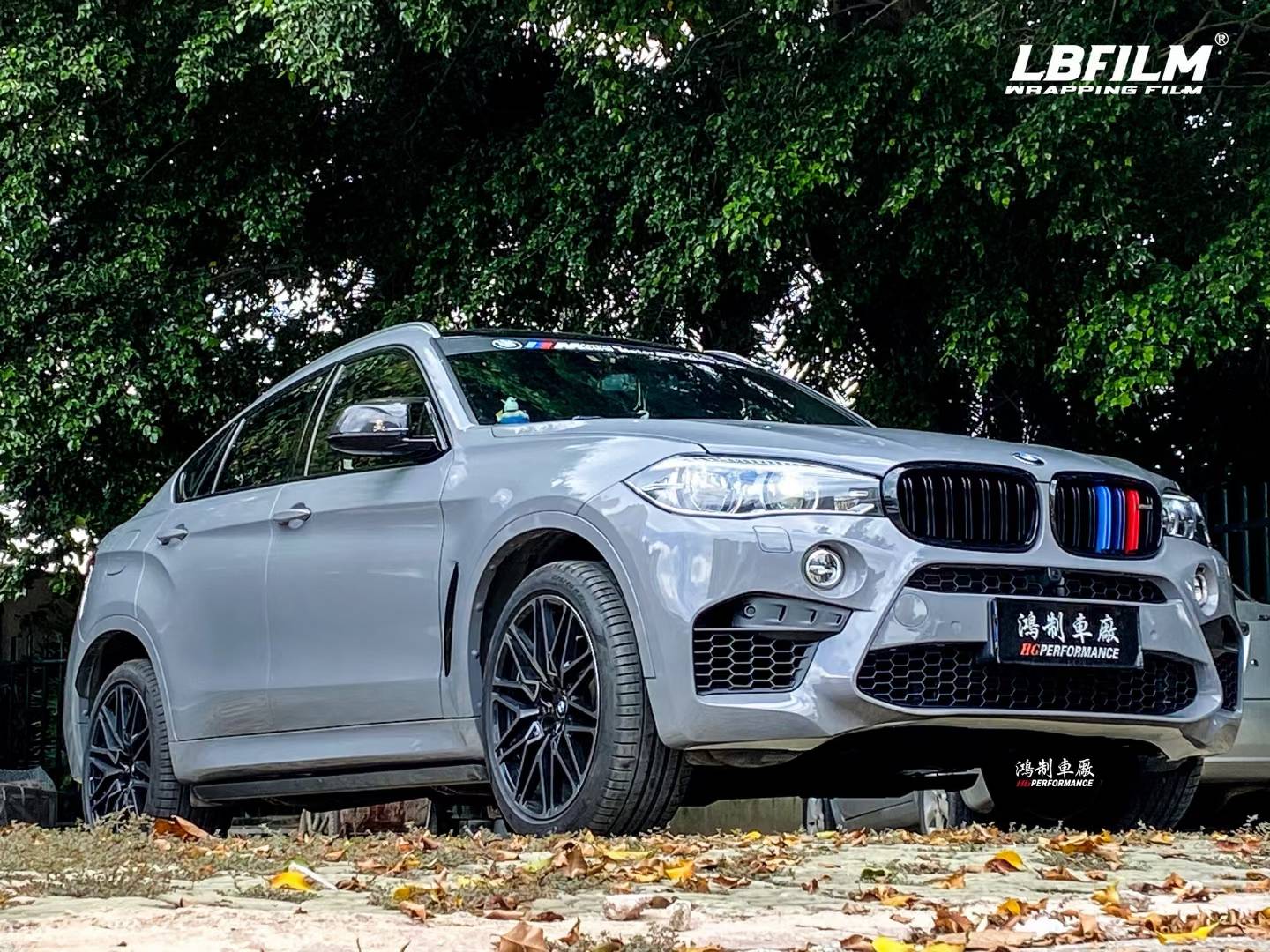 宝马x6-lb改色膜高亮纳多灰,低调简约_搜狐汽车_搜狐网