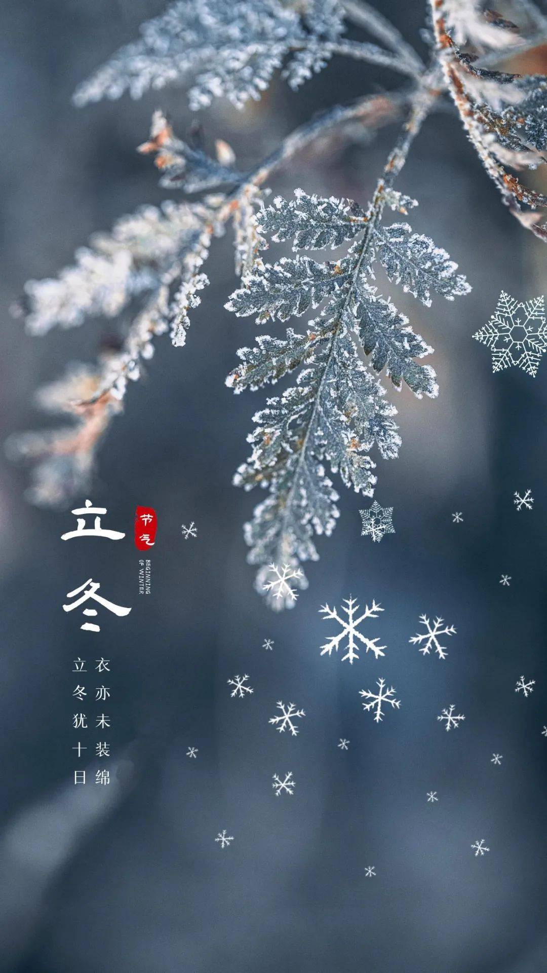 原创            今日立冬 立冬文案 立冬节气海报 立冬图片分享 中国传统二十四节气之立冬