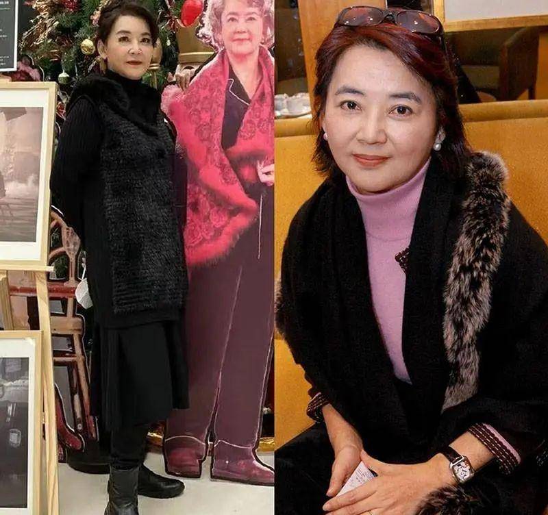 65岁穿黑裙气质出众,当年与林青霞齐名不无道理_服装_魅力_胡慧中