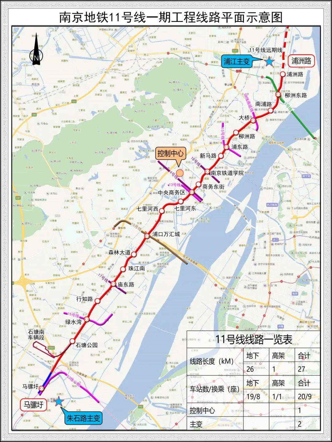 南京11号线地铁线路图图片