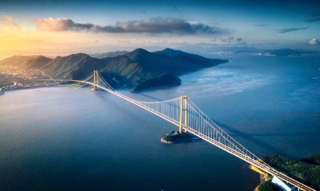 舟山定海西堠门大桥无比壮观_建设_中国_洋山