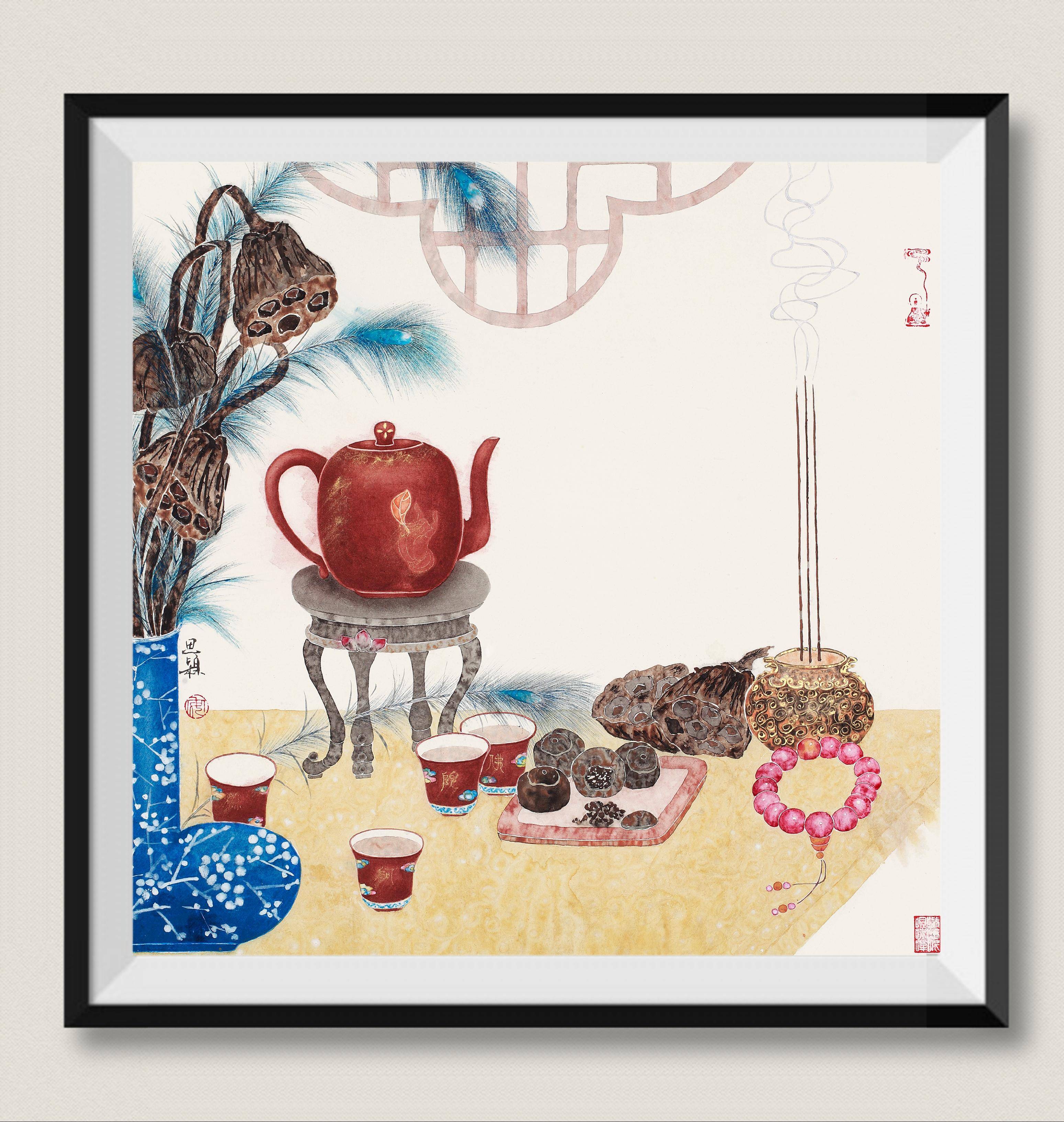 裕固族历史上第一位女画家安思颖