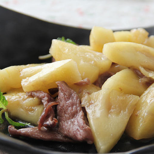 菠萝炒肉,果香味浓郁,鲜香又下饭_肉片_个人_爱的