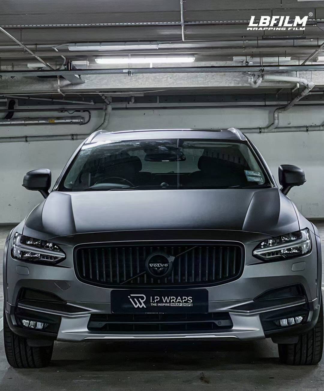 沃尔沃v90-lb改色膜原厂漆山灰,霸气十足的颜色_搜狐汽车_搜狐网