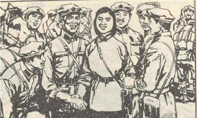 红军女游击队长被叛徒出卖敌夜偷袭,护伤员牺牲,弟弟成开国元帅_贺英